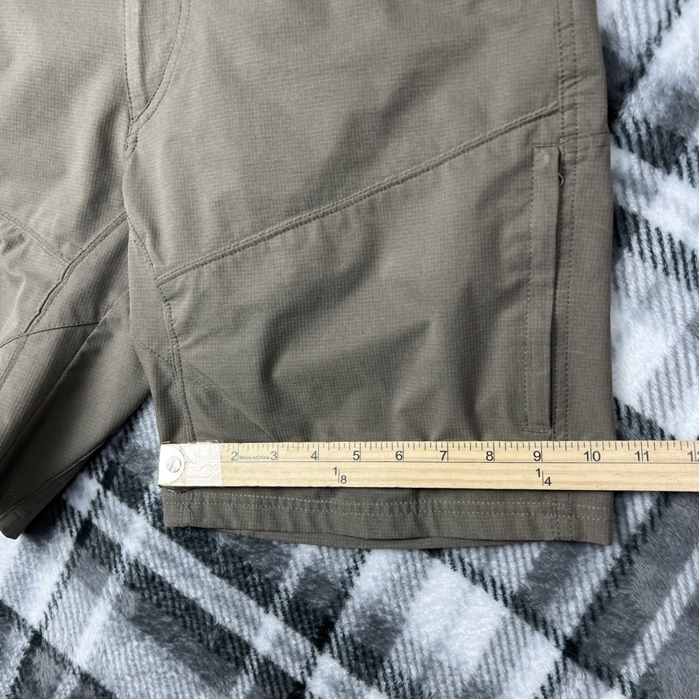 Kuhl Silencr Cargo Shorts Mens 32 Brown Evergreen Pockets Outdoor Style 5230 EUC - Picture 10 of 12